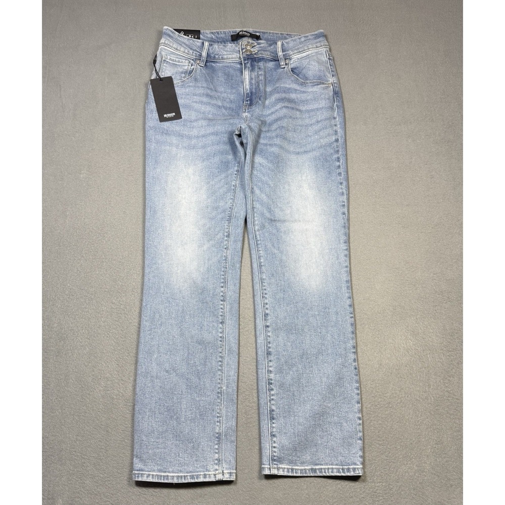 Hudson Jeans Womens 8/29 30" Waist Midrise Straight Leg Slim Fit Denim NEW